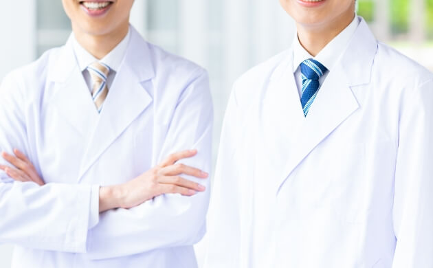 全て男性医師が担当で安心